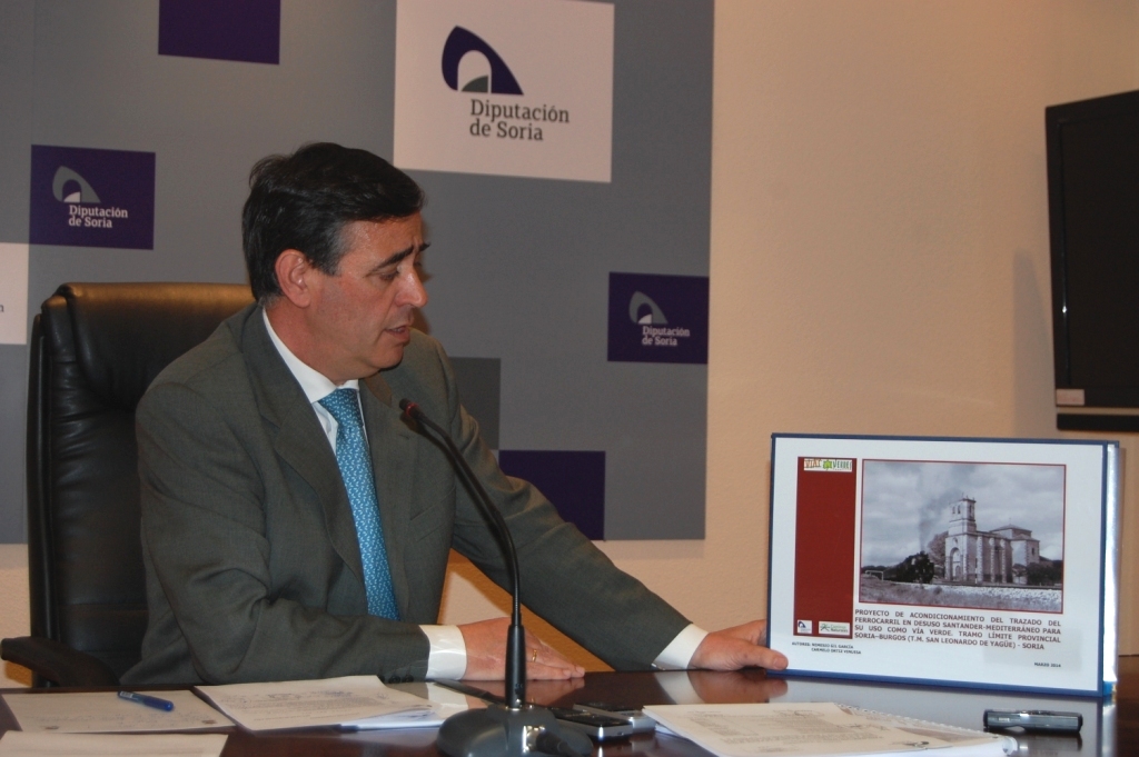 LA DIPUTACIÓN DE SORIA PRESENTARÁ EL PROYECTO DE LA VÍA VERDE A LOS AYUNTAMIENTOS DE LA PROVINCIA POR LOS QUE TRANSCURRE EL TRAZADO EL PRÓXIMO 28 DE MARZO